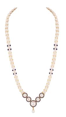 Natural fresh water pearls set from hyderabad 3