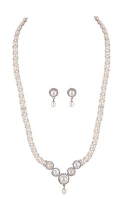 Natural fresh water pearls set from hyderabad 2