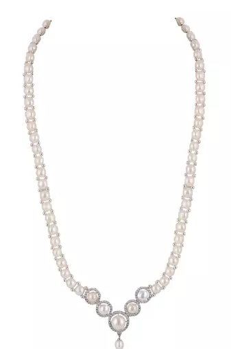 Natural fresh water pearls set from hyderabad