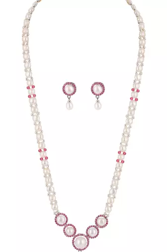 Natural fresh water pearls set from hyderabad