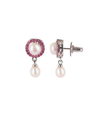 Natural fresh water pearls set from hyderabad 4