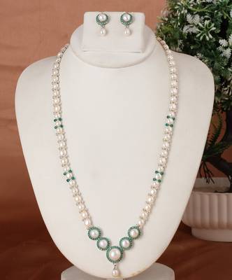 Natural fresh water pearls set from hyderabad 1