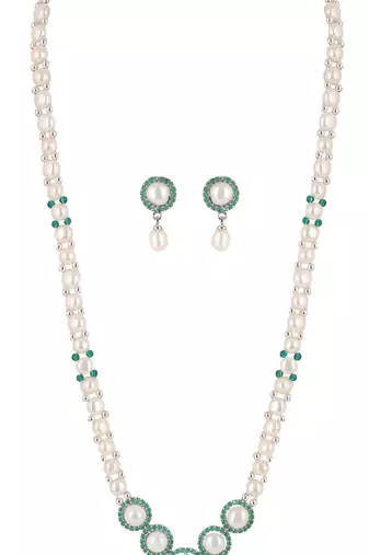 Natural fresh water pearls set from hyderabad