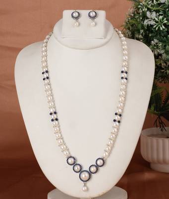 Natural fresh water pearls set from hyderabad 1
