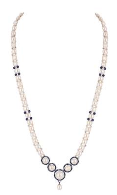 Natural fresh water pearls set from hyderabad 3