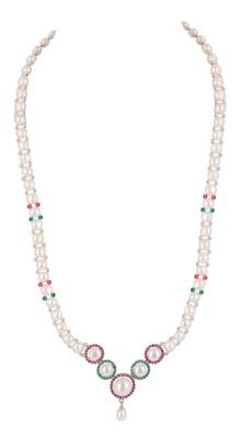 Natural fresh water pearls set from hyderabad 3