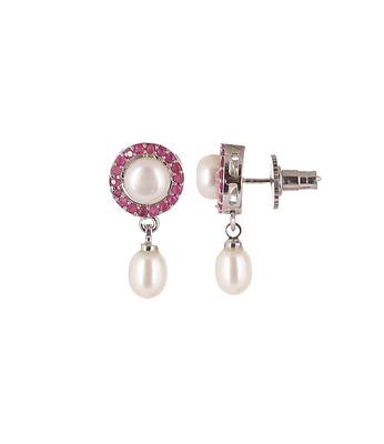 Natural fresh water pearls set from hyderabad 4