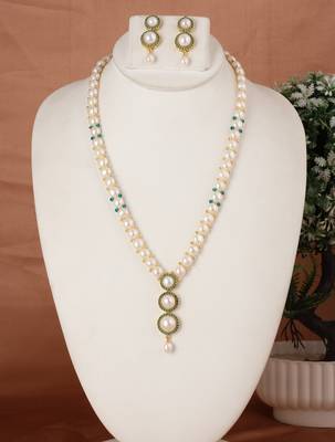 Natural fresh water pearls set from hyderabad 1