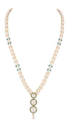 Natural fresh water pearls set from hyderabad 3