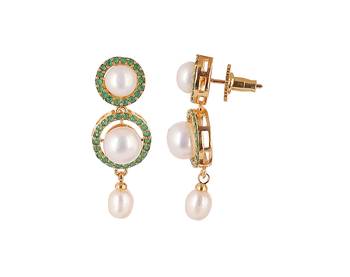 Natural fresh water pearls set from hyderabad 4