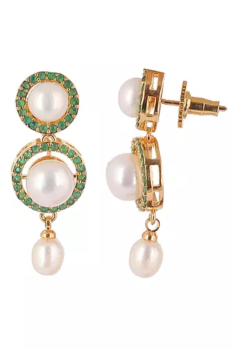 Natural fresh water pearls set from hyderabad