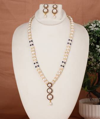 Natural fresh water pearls set from hyderabad 1