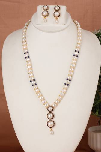 Natural fresh water pearls set from hyderabad