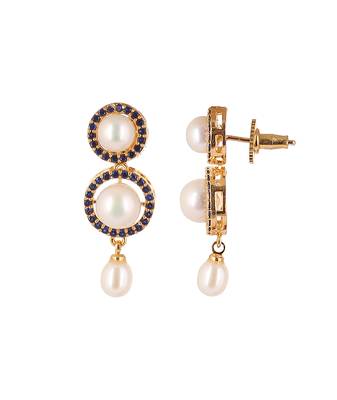 Natural fresh water pearls set from hyderabad 4