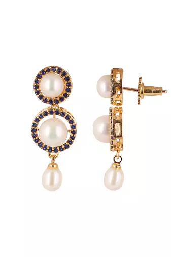 Natural fresh water pearls set from hyderabad
