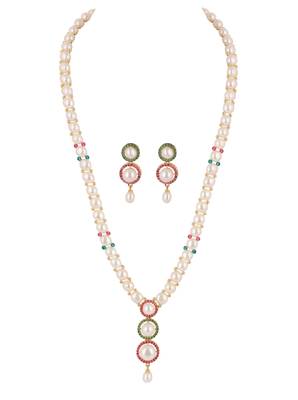 Natural fresh water pearls set from hyderabad 2