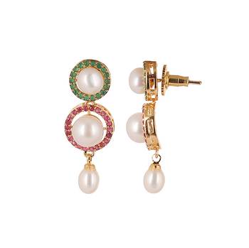 Natural fresh water pearls set from hyderabad 4