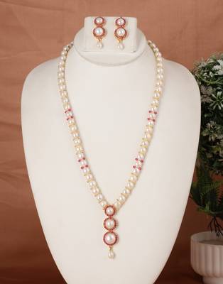Natural fresh water pearls set from hyderabad 1