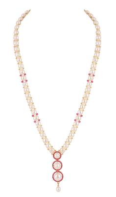 Natural fresh water pearls set from hyderabad 3
