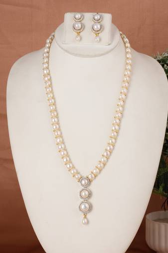 Natural fresh water pearls set from hyderabad