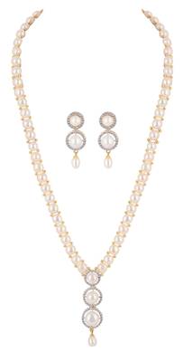 Natural fresh water pearls set from hyderabad 2