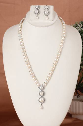 Natural fresh water pearls set from hyderabad