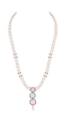 Natural fresh water pearls set from hyderabad 3