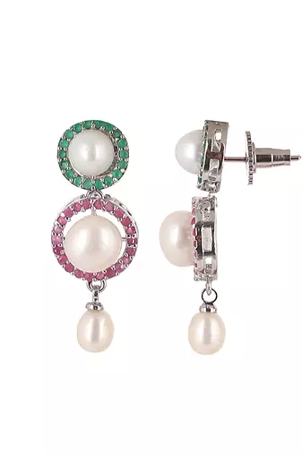 Natural fresh water pearls set from hyderabad