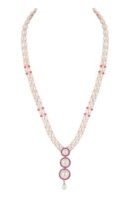 Natural fresh water pearls set from hyderabad 3