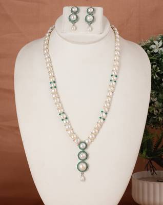 Natural fresh water pearls set from hyderabad 1