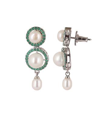 Natural fresh water pearls set from hyderabad 4