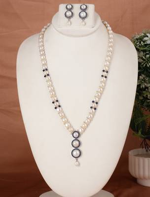Natural fresh water pearls set from hyderabad 1