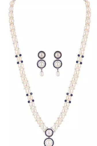 Natural fresh water pearls set from hyderabad