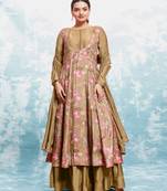 Pink blossom earthy gown