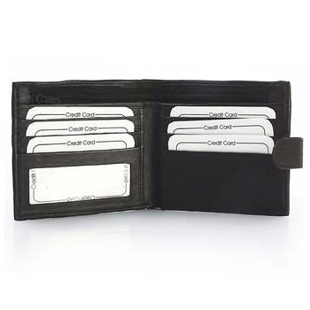 Gents Stylish Design Genuine Leather Black Wallet Diwali Special Gift 182 2