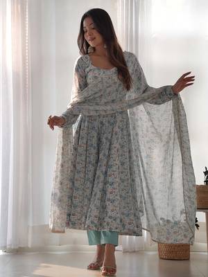 Fusionic black  ethnic-suits with dupatta 1