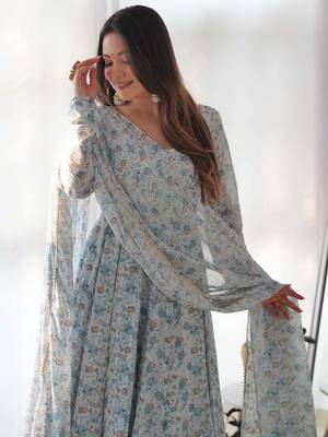 Fusionic black  ethnic-suits with dupatta 2