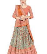 Kanjiveram Silk pure Zari lehanga with blouse along with Duppta