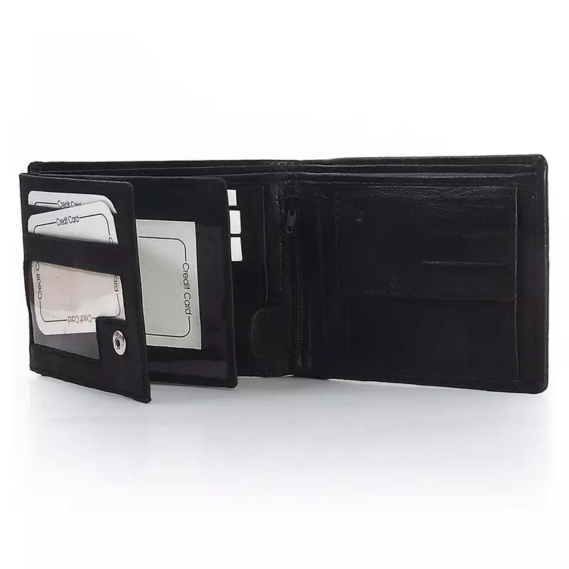 Men Elegant Designer Genuine Leather Black Wallet Deepawali Gift 183