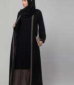 latest shrug women stylish Abaya  burkha Black 