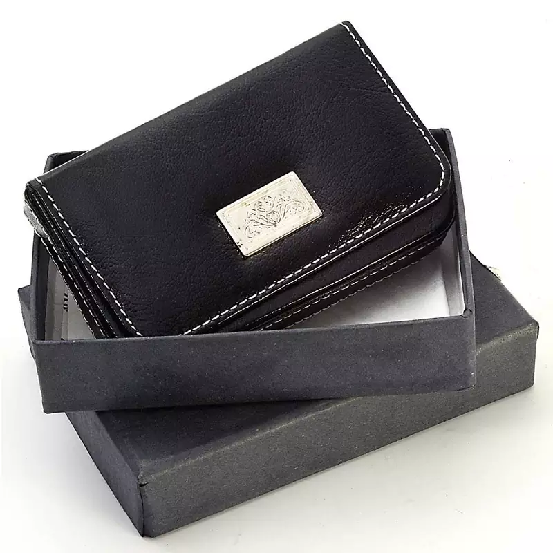 Men Pure Leather Visiting Card Credit Card Holder Diwali Gift 186