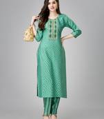 WILNERCROWN Designer ethnic set kurta, pant  set for women for casual and festive wear