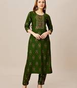 WILNERCROWN Designer ethnic set kurta, pant  set for women for casual and festive wear