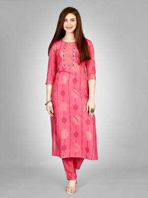 WILNERCROWN Designer ethnic set kurta, pant  set for women for casual and festive wear 1