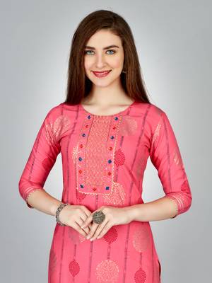 WILNERCROWN Designer ethnic set kurta, pant  set for women for casual and festive wear 4