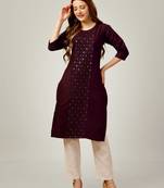 WILNERCROWN Designer ethnic set kurta, pant  set for women for casual and festive wear
