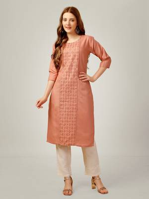 WILNERCROWN Designer ethnic set kurta, pant  set faor women for casual and festive wear 1
