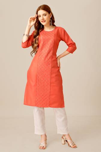 WILNERCROWN Designer ethnic set kurta, pant  set faor women for casual and festive wear