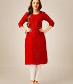 WILNERCROWN Designer ethnic set kurta, pant  set faor women for casual and festive wear