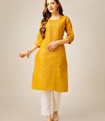WILNERCROWN Designer ethnic set kurta, pant  set faor women for casual and festive wear